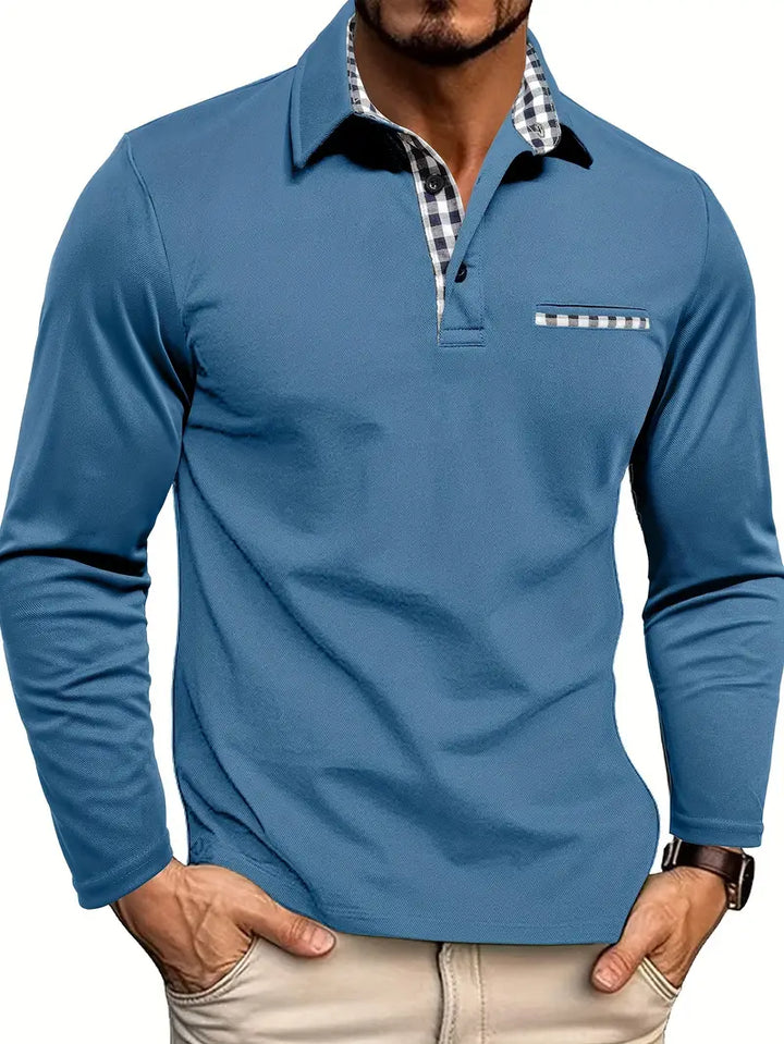 Poloshirt mit langen Ärmeln