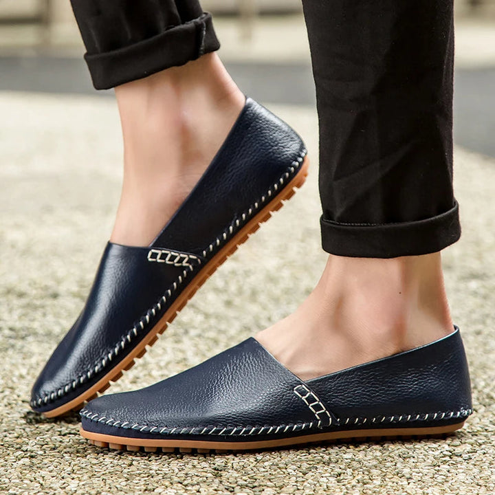Leichte Leder Slipper