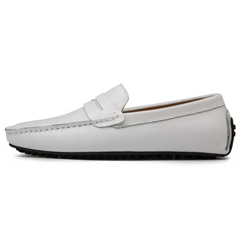 Lässige Leder Sommer Loafers