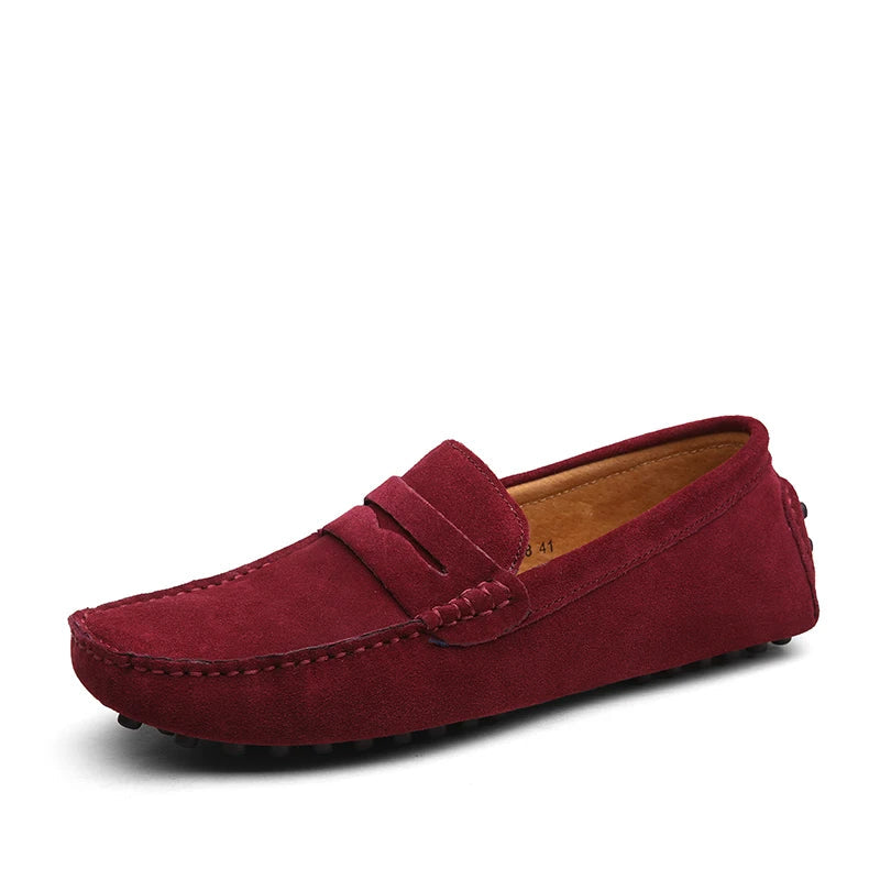 Lässige Wildleder Slipper