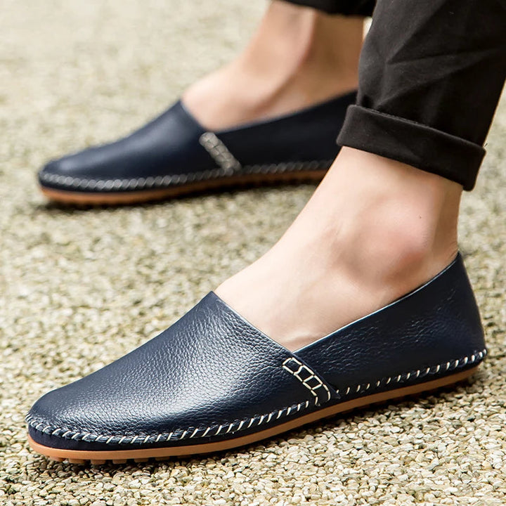Leichte Leder Slipper