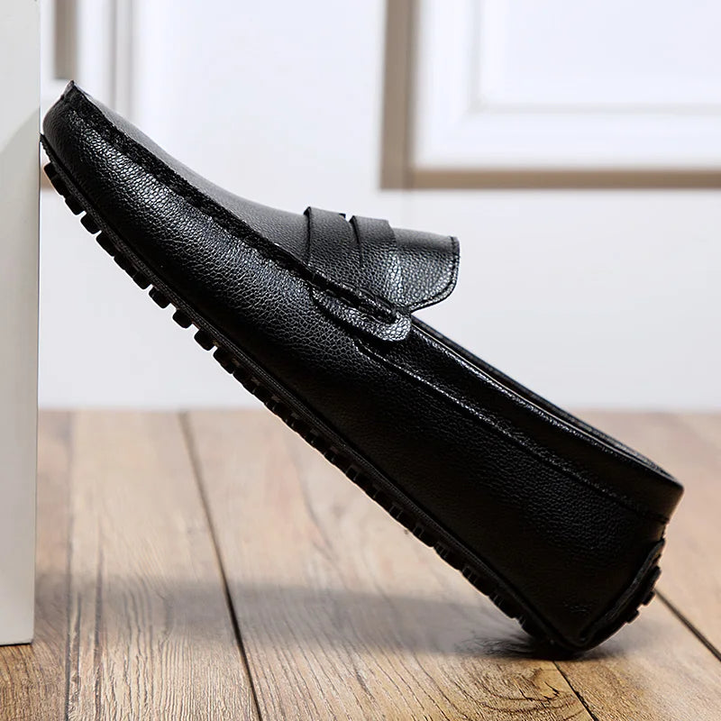 Lässige Leder Sommer Loafers