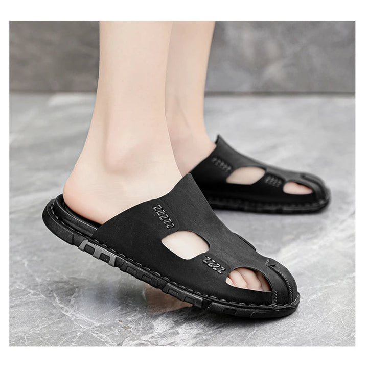 Leder Sandalen