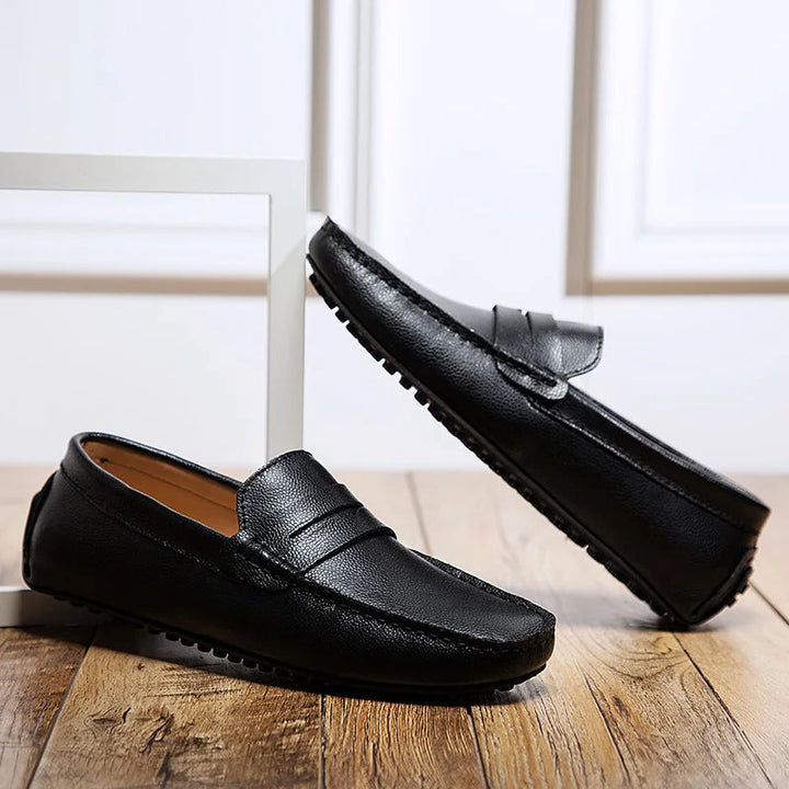 Lässige Leder Sommer Loafers