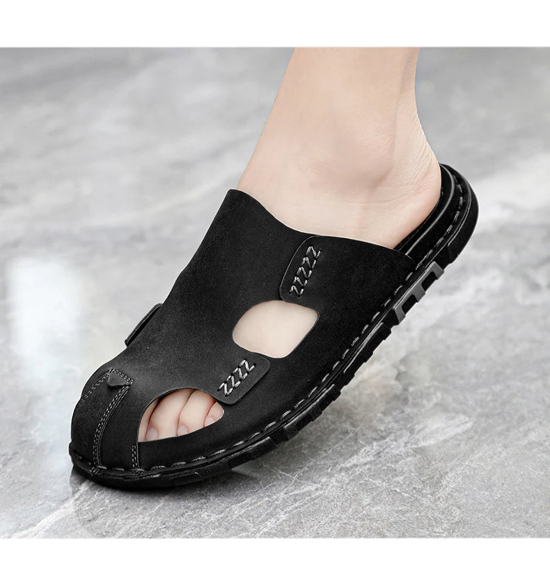 Leder Sandalen