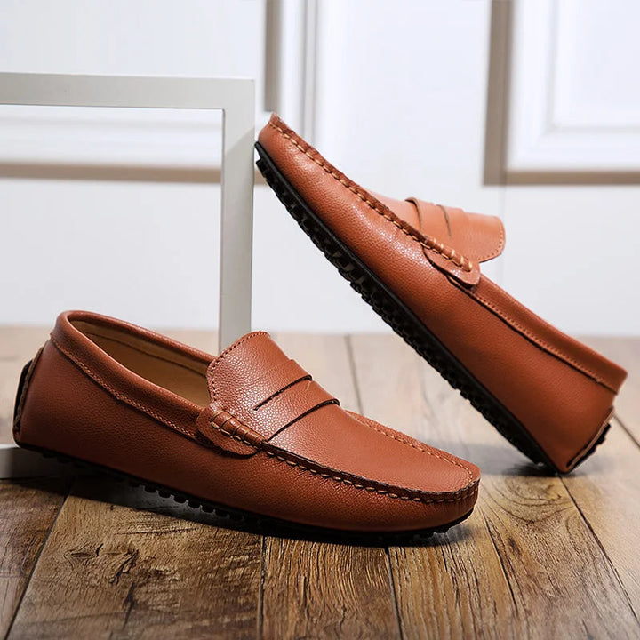 Lässige Leder Sommer Loafers