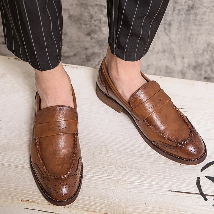 Schicke Lederloafers