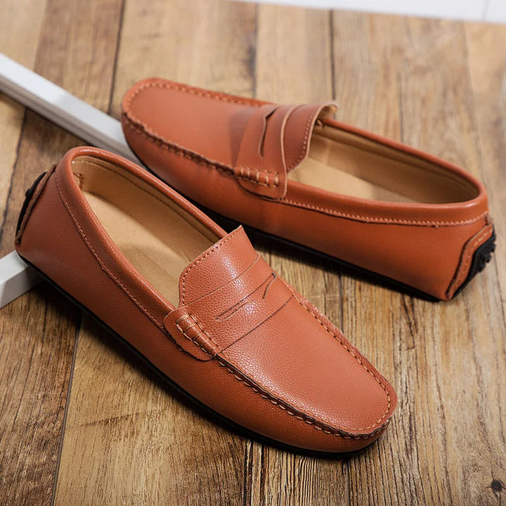 Lässige Leder Sommer Loafers