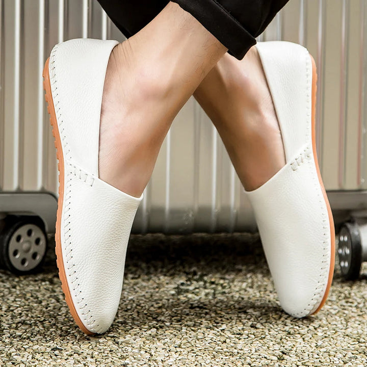 Leichte Leder Slipper