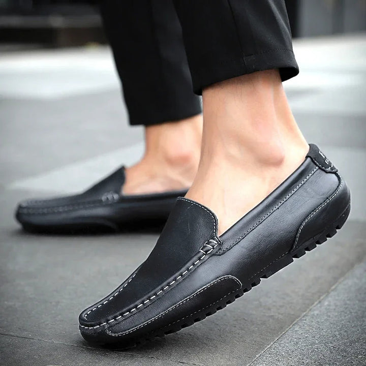 Vintage Leder Loafers