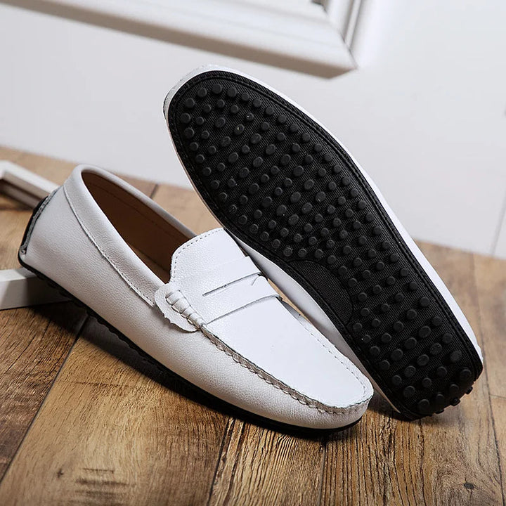 Lässige Leder Sommer Loafers