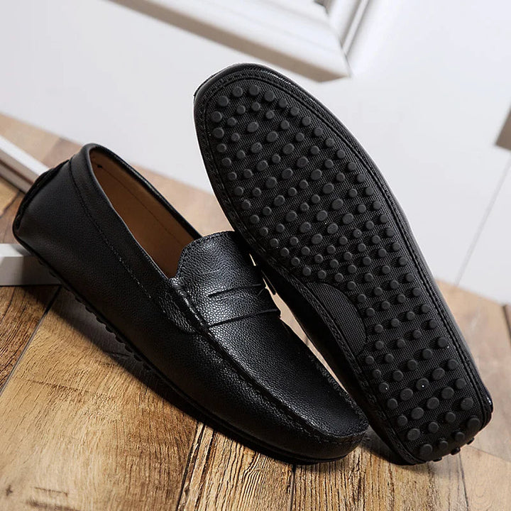 Lässige Leder Sommer Loafers