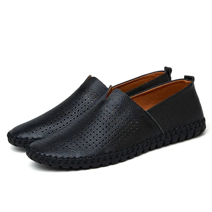 Atmungsaktive Leder Slipper