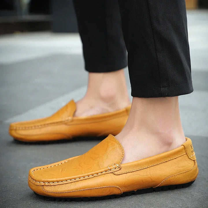 Vintage Leder Loafers