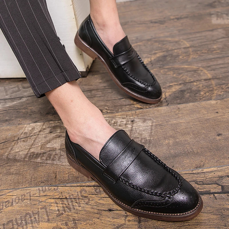 Schicke Lederloafers