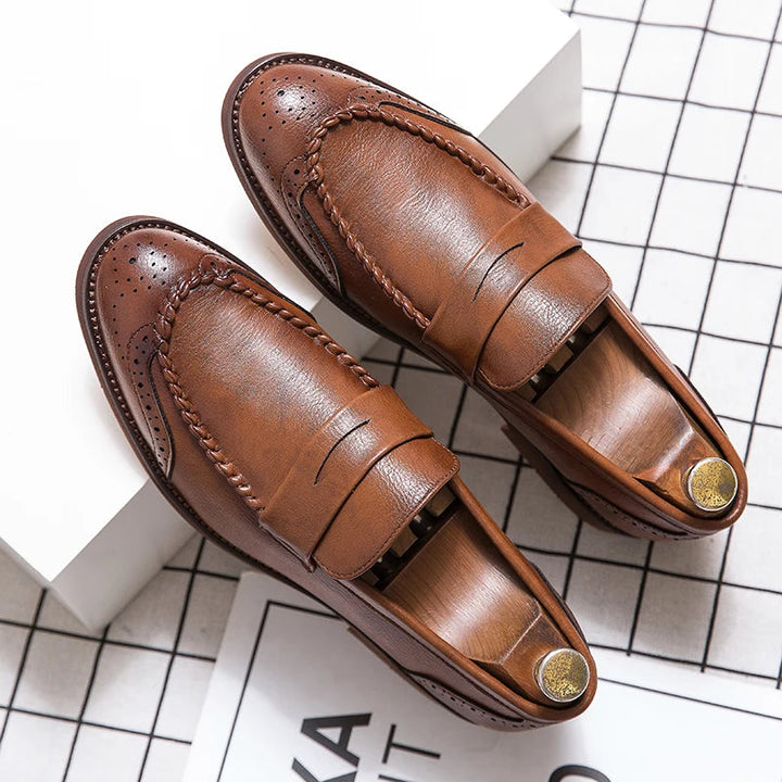 Schicke Lederloafers