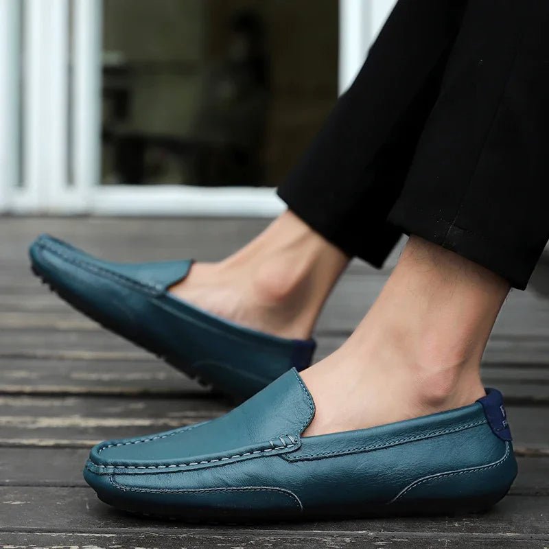 Vintage Leder Loafers