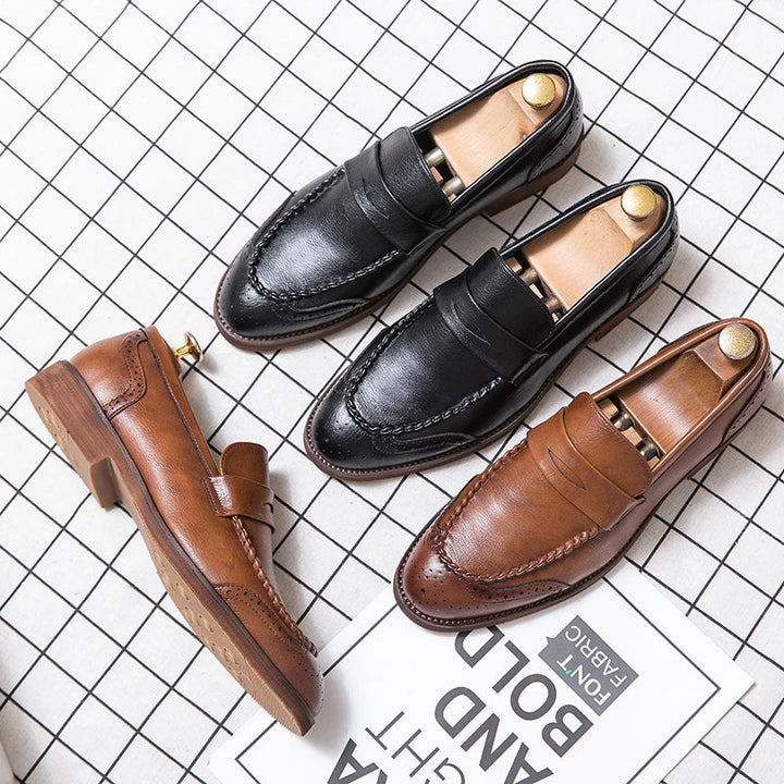 Schicke Lederloafers