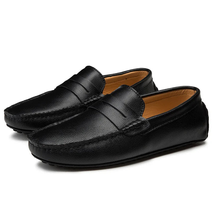Lässige Leder Sommer Loafers