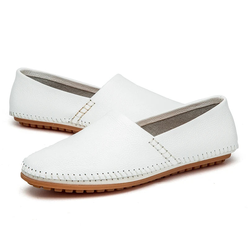 Leichte Leder Slipper