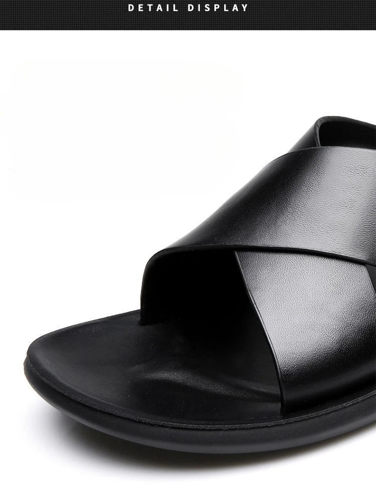 Elegante Leder Sandalen