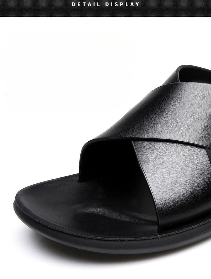 Elegante Leder Sandalen
