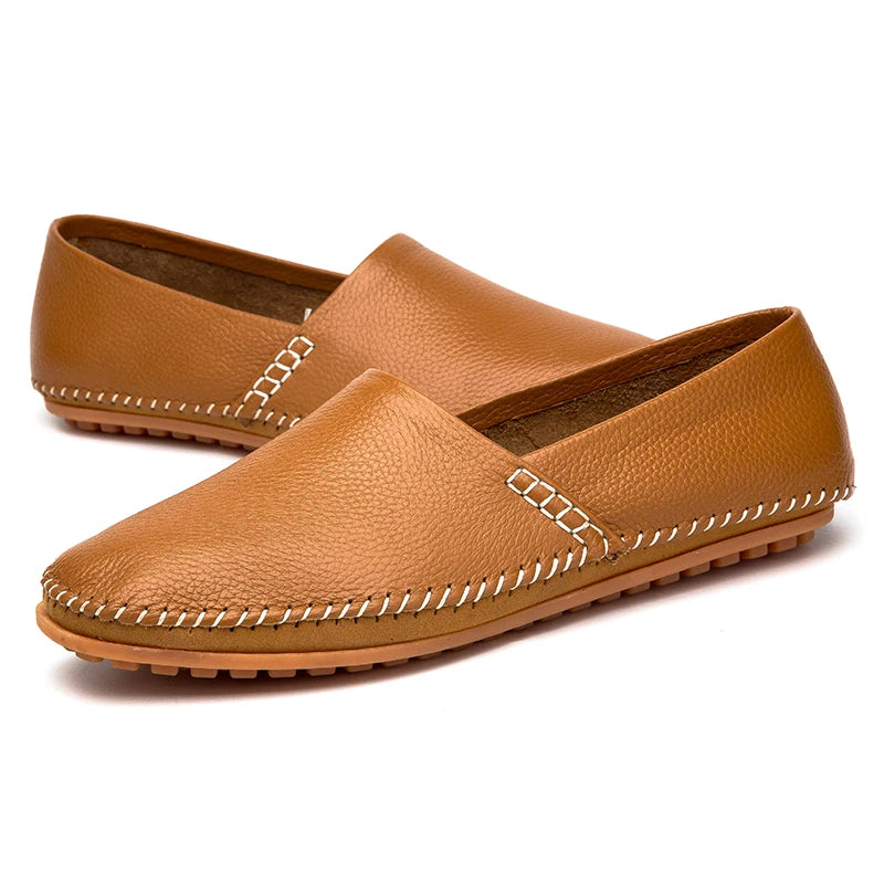 Leichte Leder Slipper