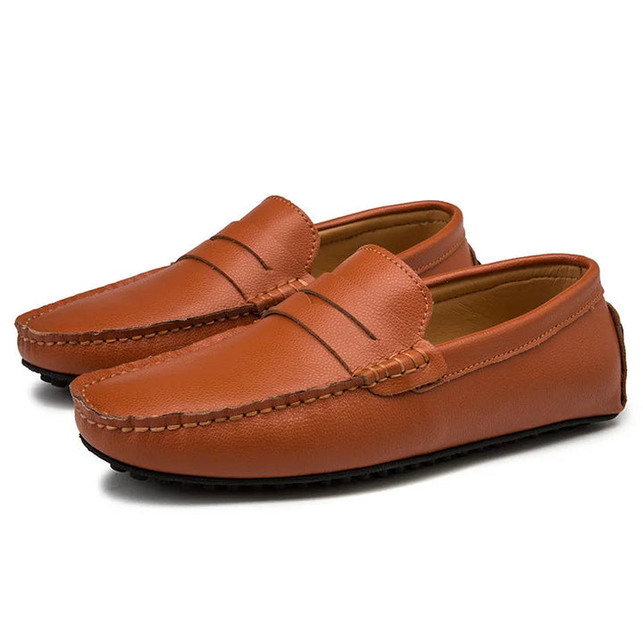 Lässige Leder Sommer Loafers