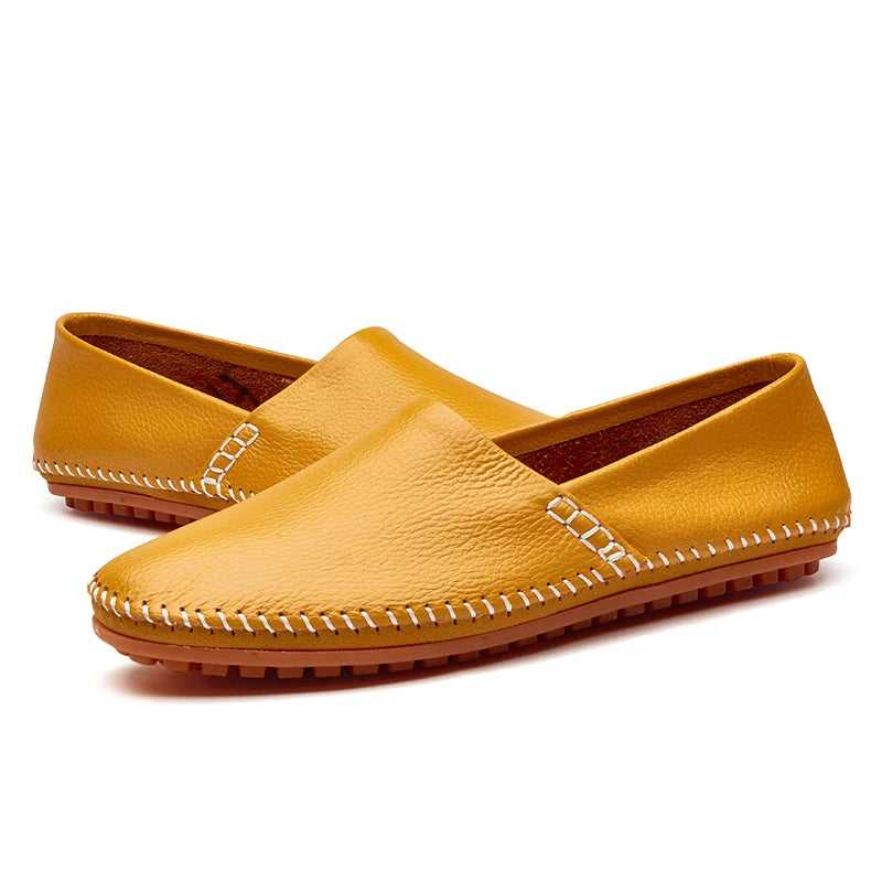 Leichte Leder Slipper