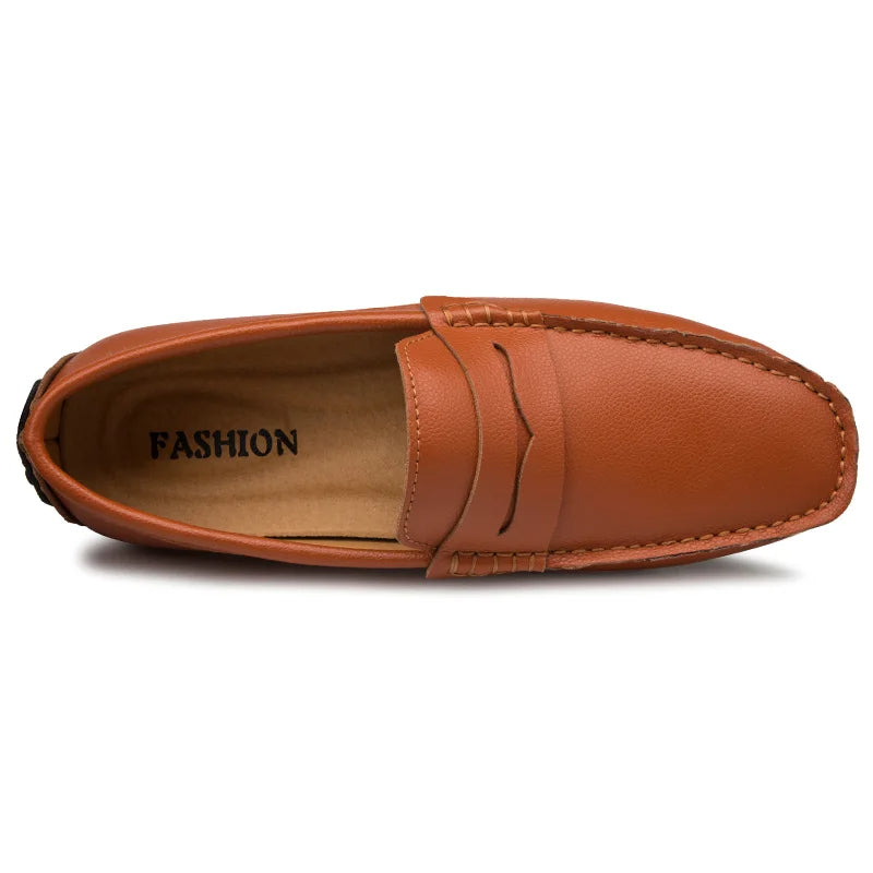 Lässige Leder Sommer Loafers