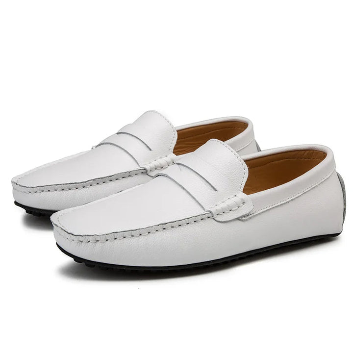 Lässige Leder Sommer Loafers