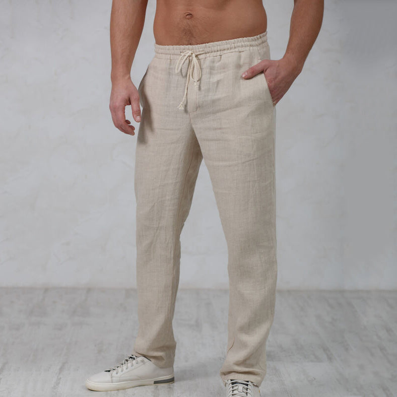Elegante Leinenhose