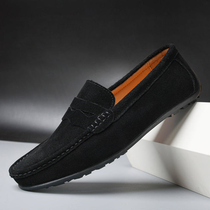 Retro Wildleder Herren Loafers