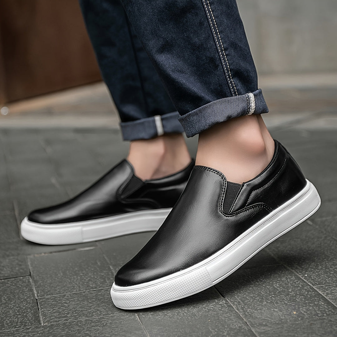 Lässige Leder Slipper