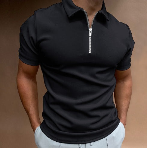 Reißverschluss Poloshirt