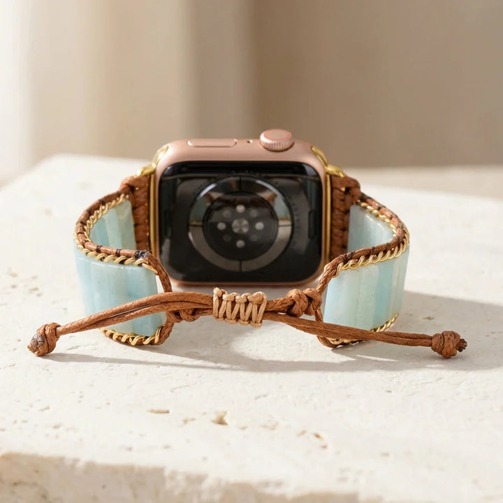 Amazonite Honesty Apple Watch Band - Amazonite 