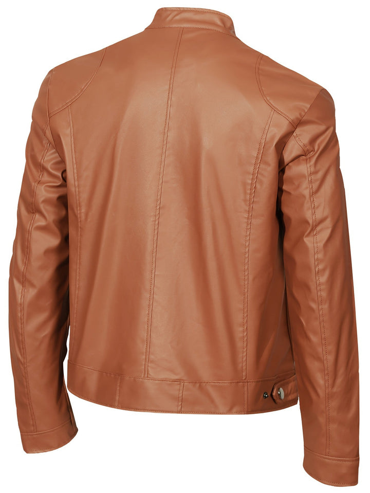 Lässige Lederjacke