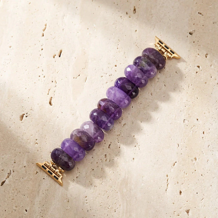 Amethyst Clarity Apple Watch Band - Amethyst