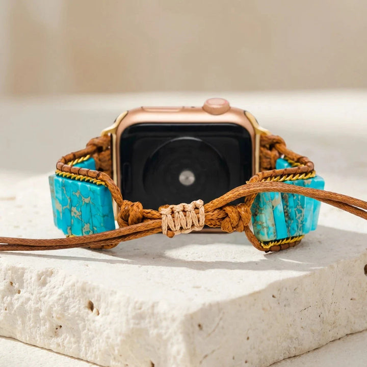 Calming Turquoise Apple Watch Band - Turquoise