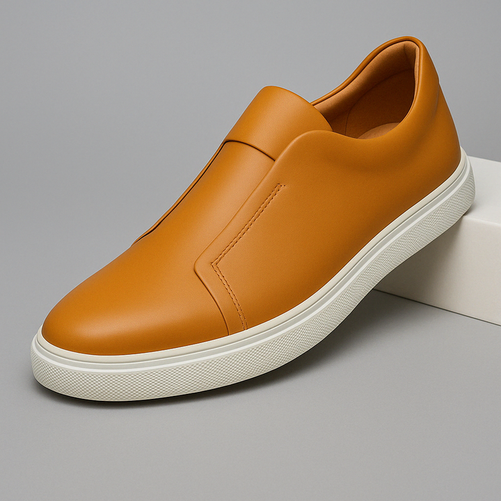 Elegante Leder Slip-On Schuhe