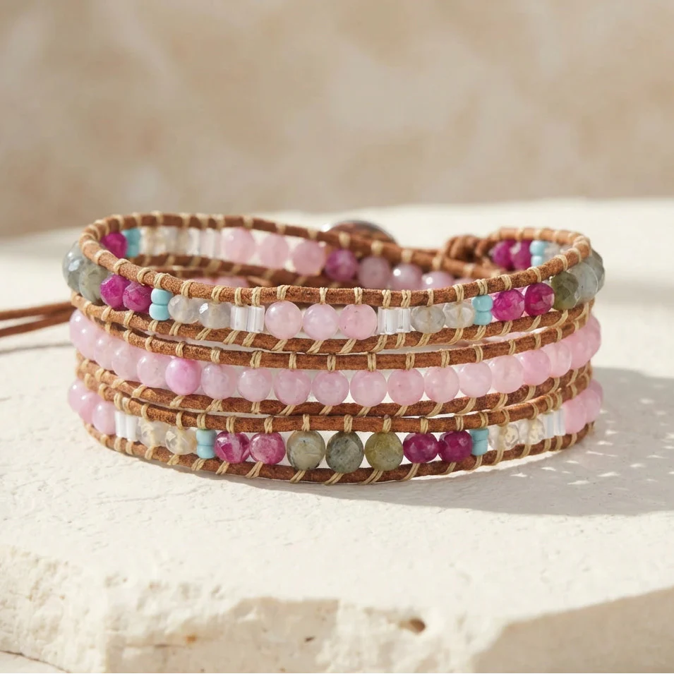 Love & Protection Bracelet - Rose Quartz