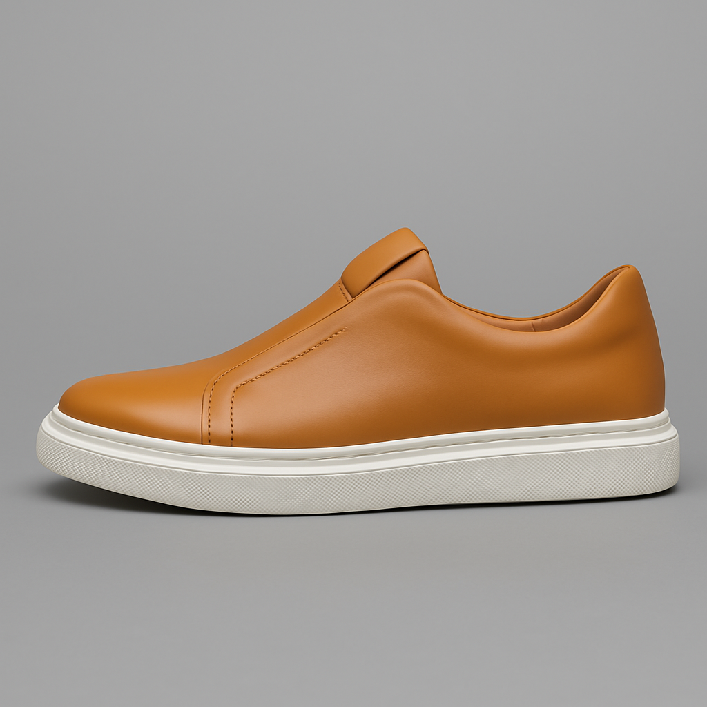 Elegante Leder Slip-On Schuhe