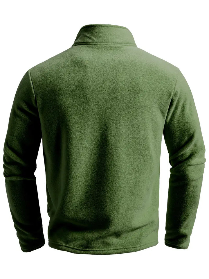 Sweater mit langen Ärmeln und Reißverschluss