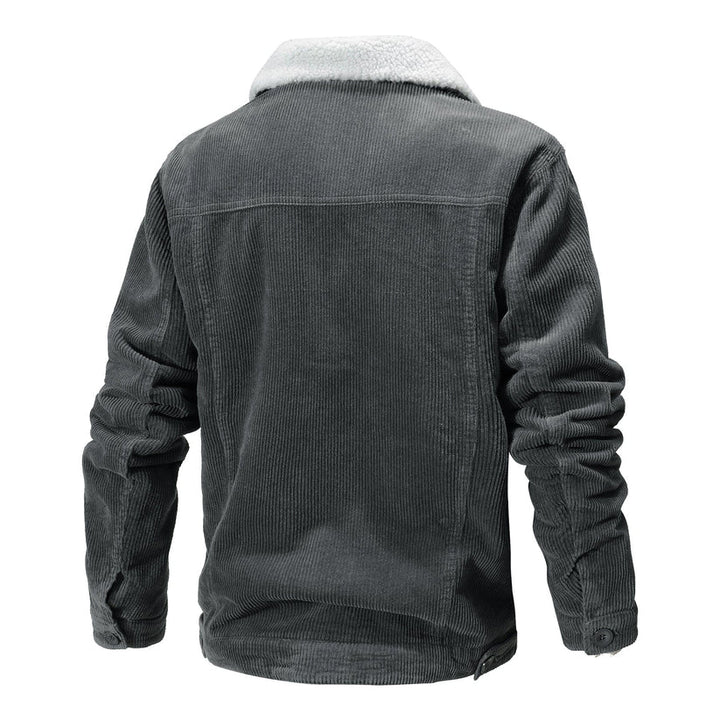 Lässige Fleecegefütterte Jacke