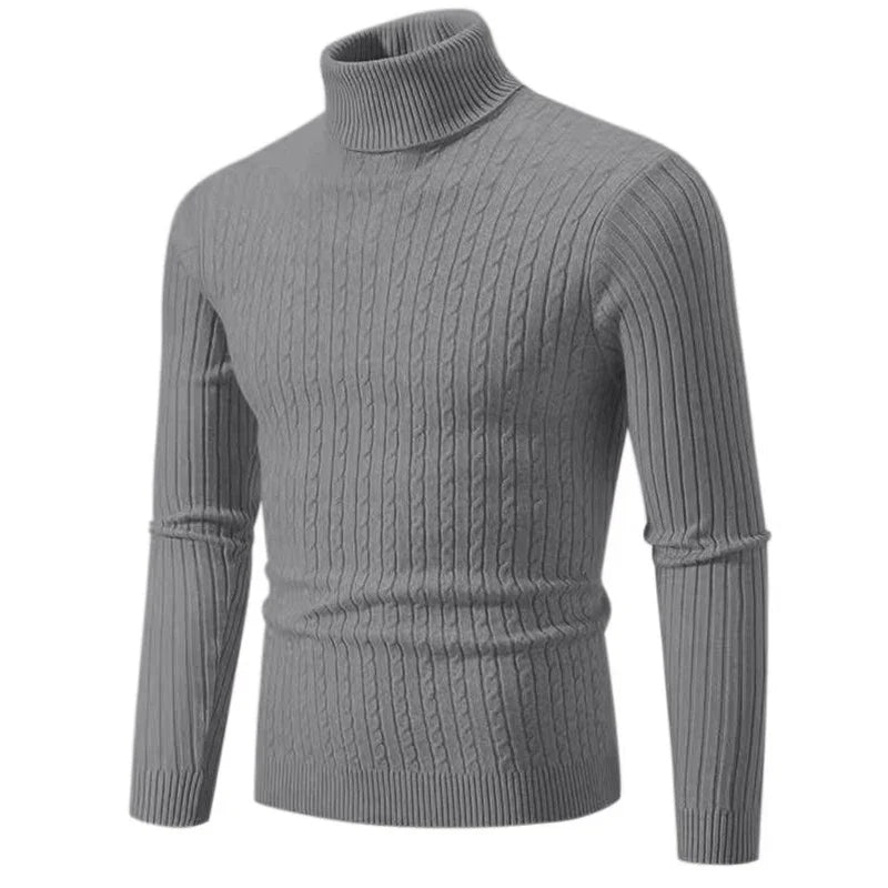 Eleganter Herrenrollkragenpullover