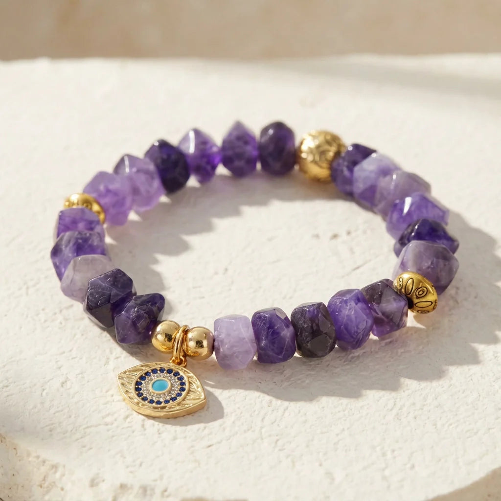 Lucky Charm Bracelets - Amethyst