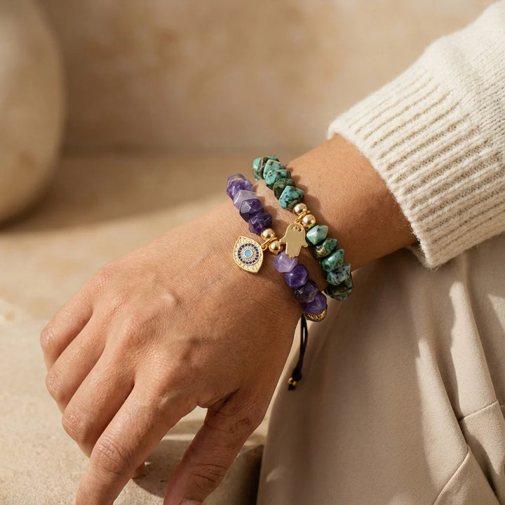 Lucky Charm Bracelets - Amethyst