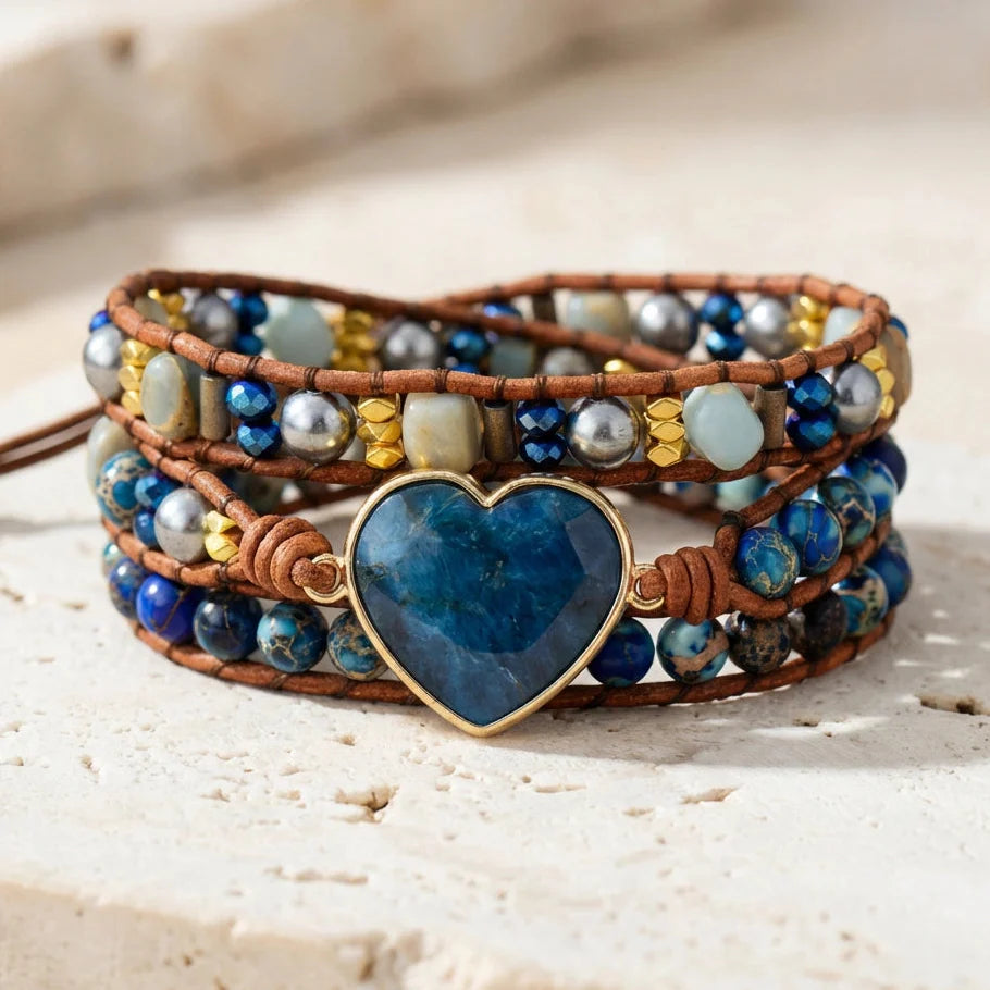Motivated Heart Bracelet - Jasper