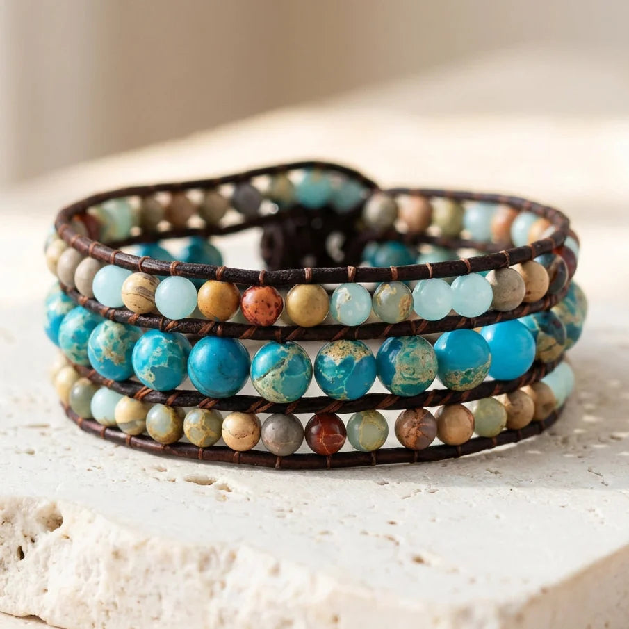 Jasper Focus Boho Bracelet - Jasper