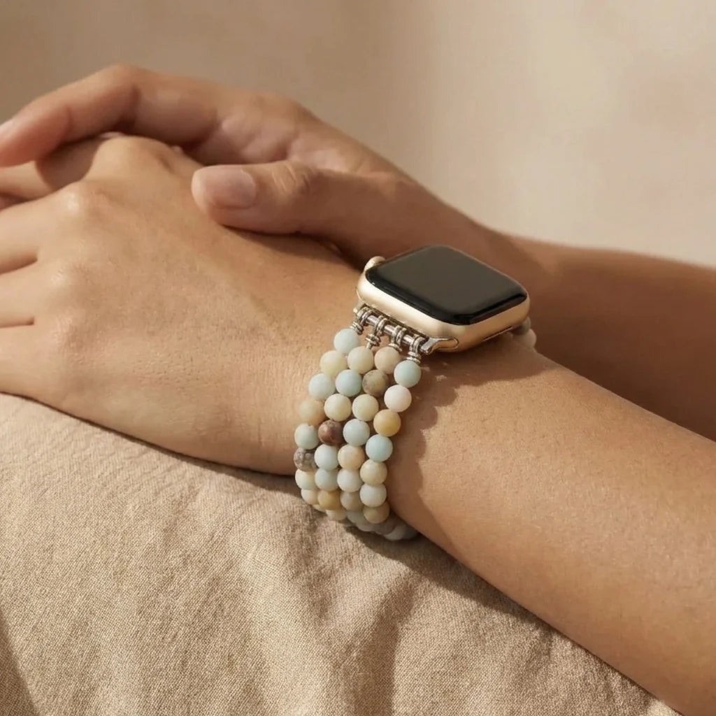Balancing Amazonite Apple Watch Band - Amazonite 